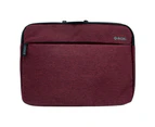 Moki Transporter Sleeve Case/Storage Bag For 13.3 inch Laptops/Notebook Burgundy