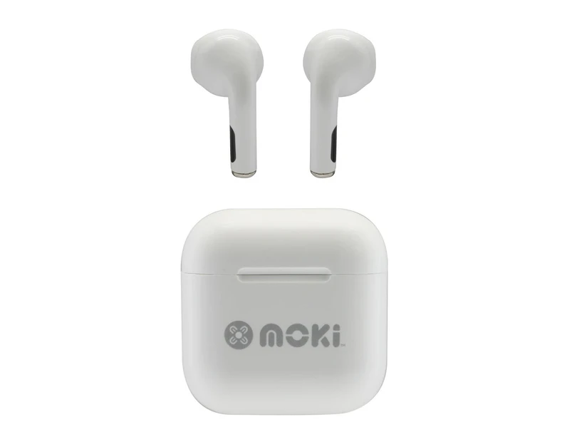 MokiPods Wireless Mini TWS Earphones/Earbuds/Headphones Bluetooth Audio/Music WH