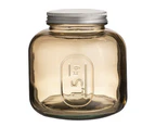 Ladelle Eco Recycled Rustico Glass 1500ml Storage Jar Bottle Container w/Lid SMK
