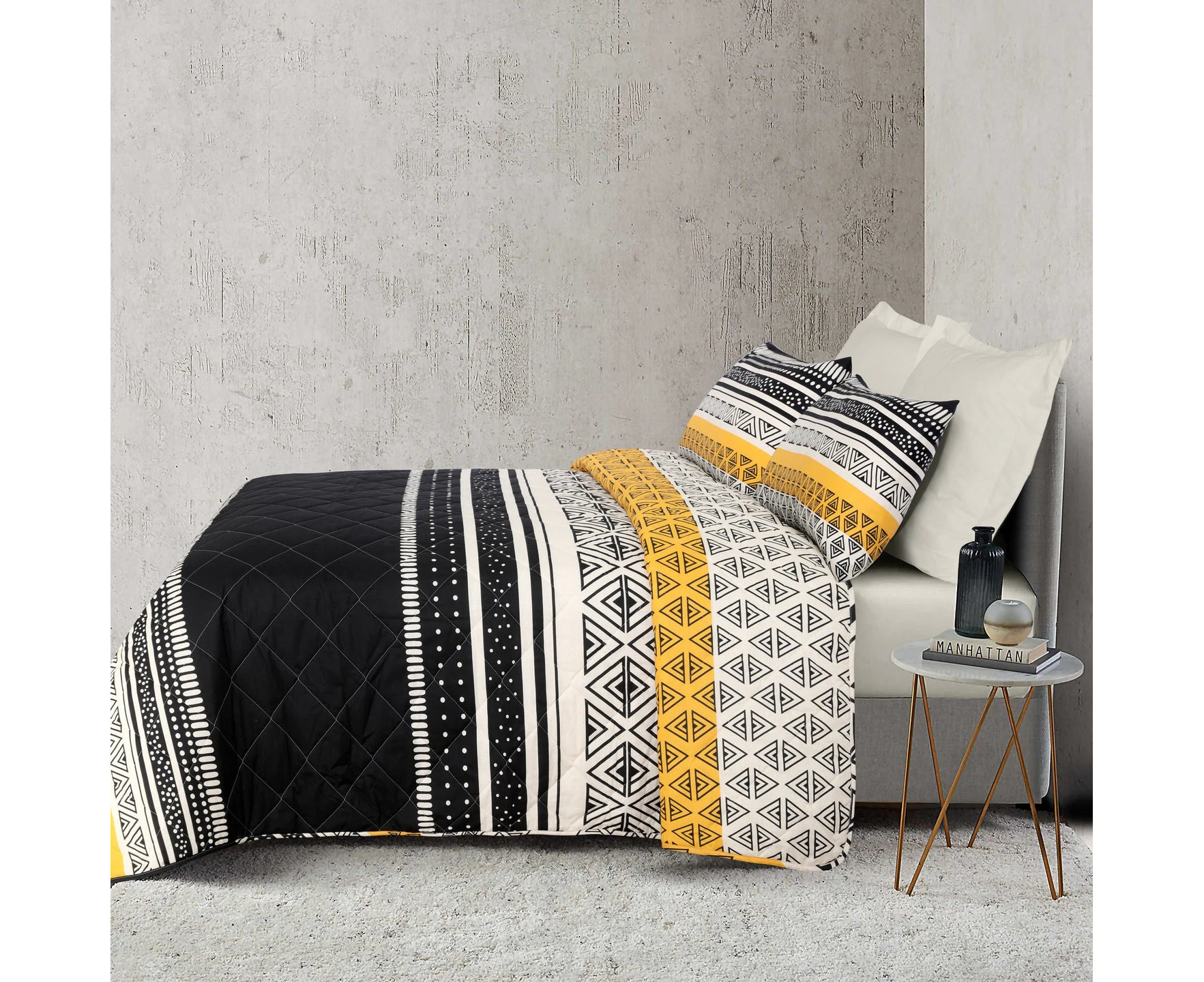 Amsons Pure Cotton Bedspread Set Jasper