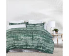 Amsons Pure Cotton Quilt Cover Set Eden Sage