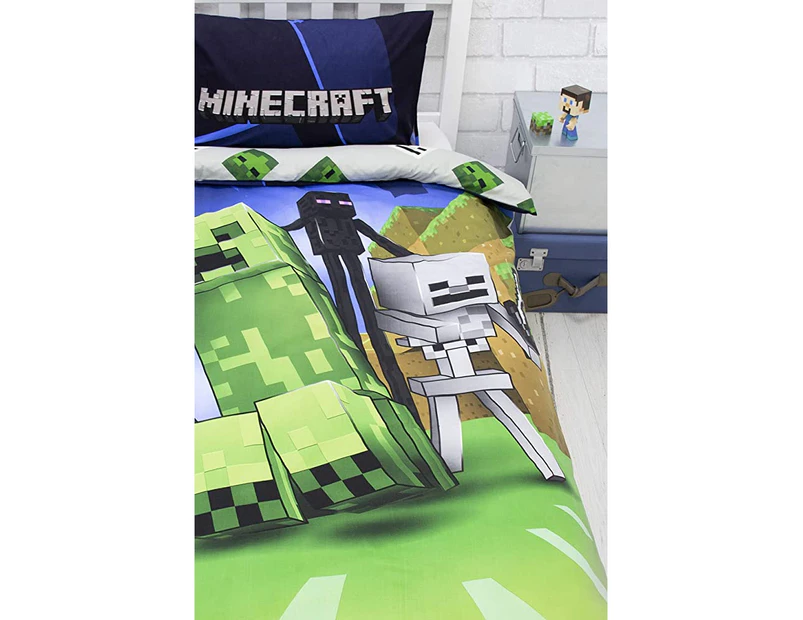 Minecraft Quilt cover set,polyester,aftermarket