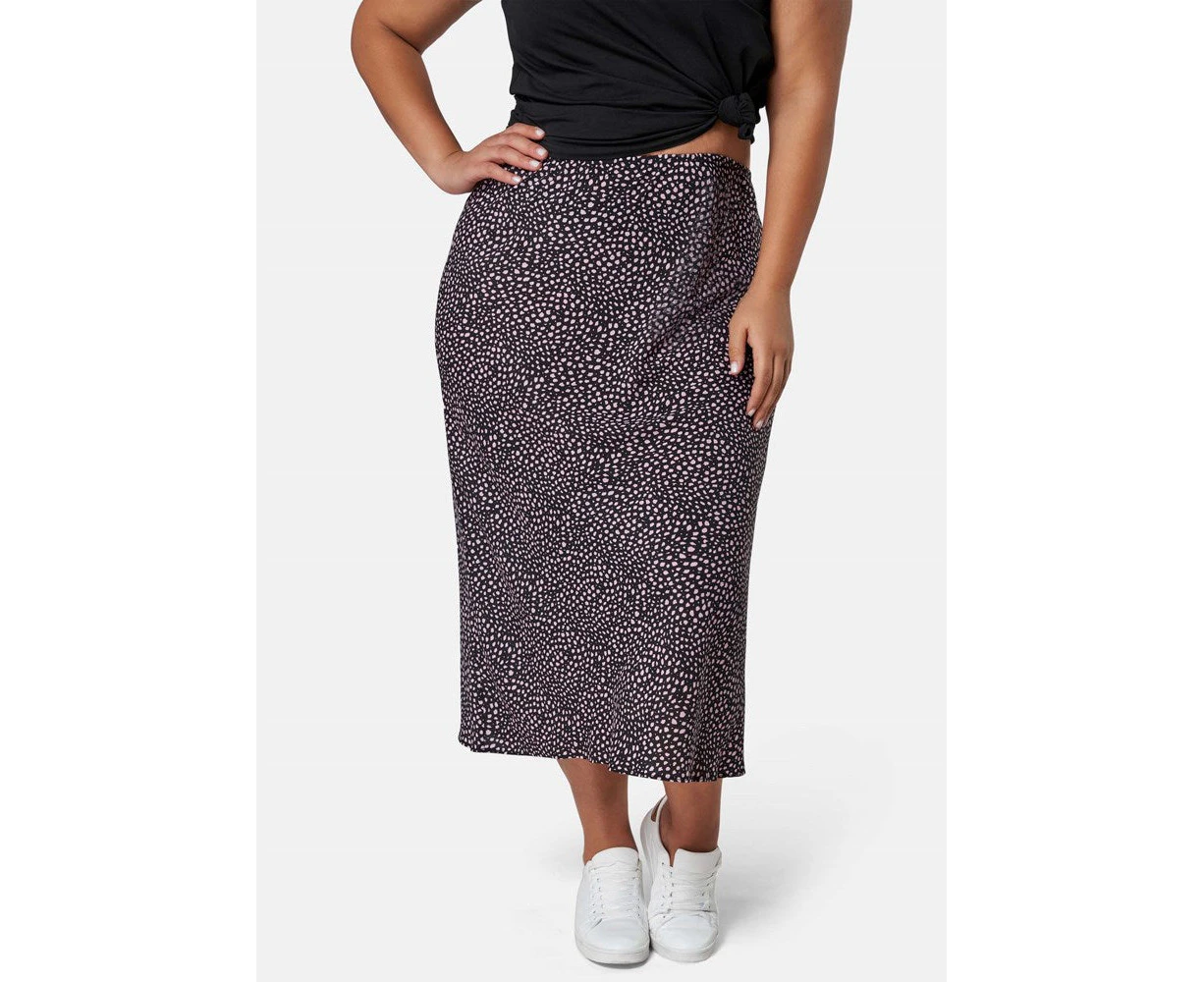 Something 4 Olivia Women's Catalina Print Midi Skirt