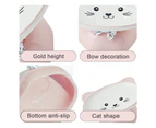 Cat Bowls Ceramic Raised Cat Bowl Tilted Protect Cat's Spine, Stress Free, Prevent Vomiting-style3