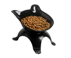 Cat Feeding Bowl With Stand Tilted Platform Reduce Neck Pain Pet Feeder