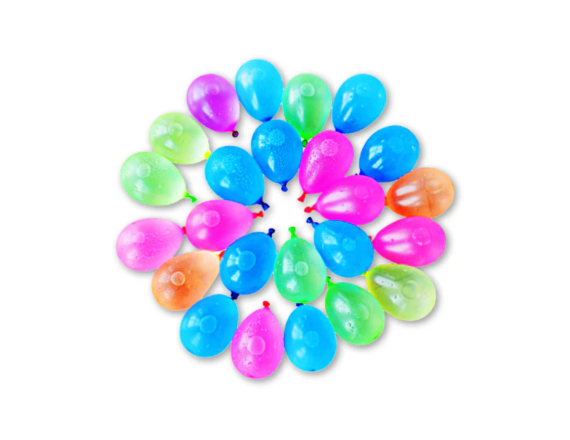 Summer Splash 500PK Water Bomb Balloons Easy Fill Multi Colours Outdoor Play Summer Fun