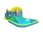 Inflatable Water Park World Jumping Castle Trampoline Toy Bouncer Slide Pool Splash Game Blow Up Outdoor Play