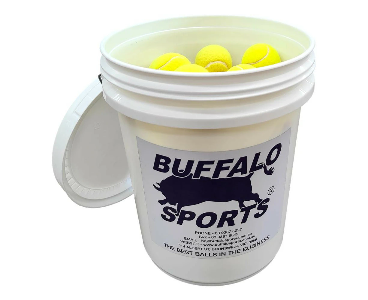 Buffalo Sports Pressureless Tennis Balls 72 In Bucket