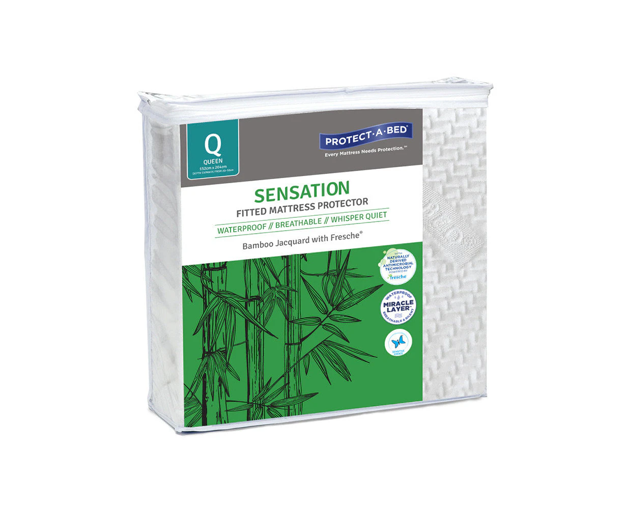 Protect-A-Bed® Sensation Bamboo Mattress Protector Double