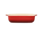 Baccarat Le Connoisseur Stoneware Square Baking Dish 24cm Red