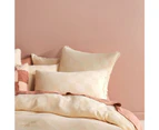 Linen House Capri Quilt Cover Set King Pale Peach