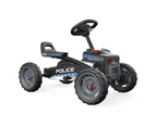 Berg Buzzy Police Kids/Children's Pedal Go Kart Ride On Toy Blue/Black 2-5y