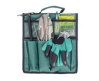 Garden Tools Storage Pouch Cart Tools Storage Pouch Multi Function Storage Bag (Green)