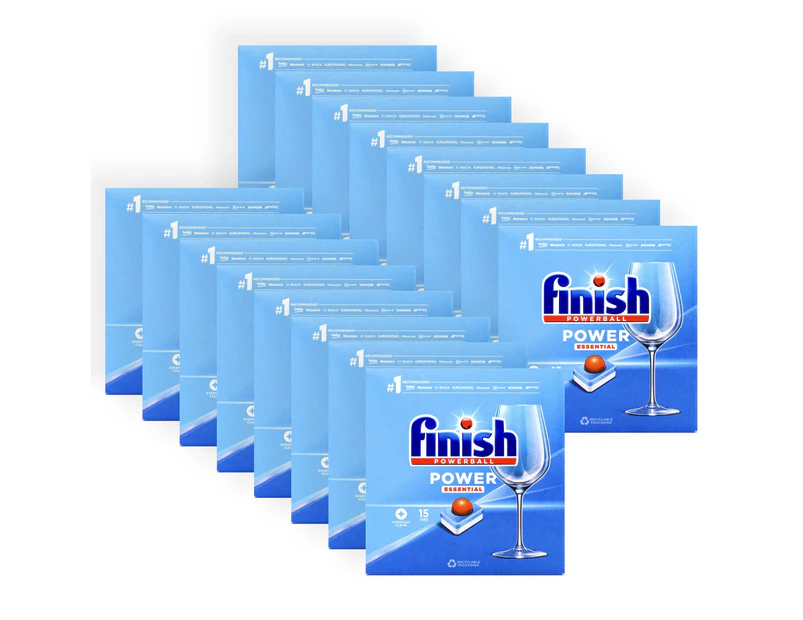 Finish 240 x Powerball Power Essential Dishwashing Tablets (16 x 15 Pack)