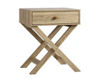 Oikiture Bedside Table Wooden