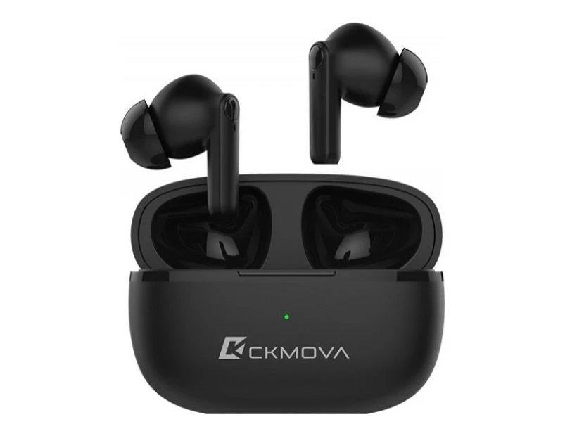 CKMOVA MO7 TWS Bluetooth Earphones - Black with ENC Noise Reduction Technology - Black