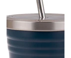 Insulated Stainless Steel Smoothie Cup - Navy 500ml - Blue