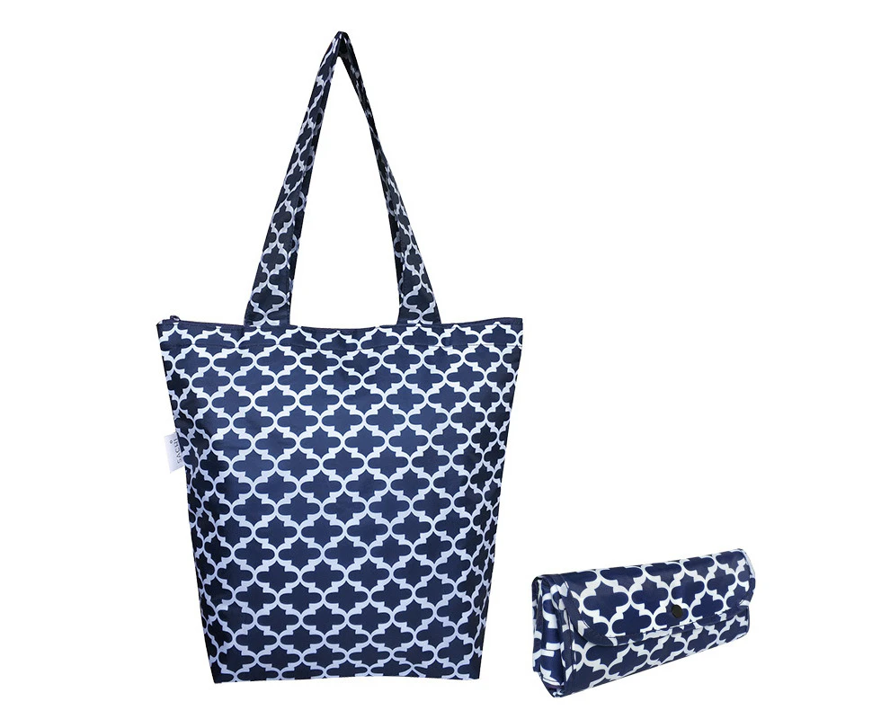 Sachi Insulated Market Tote Morocco Navy