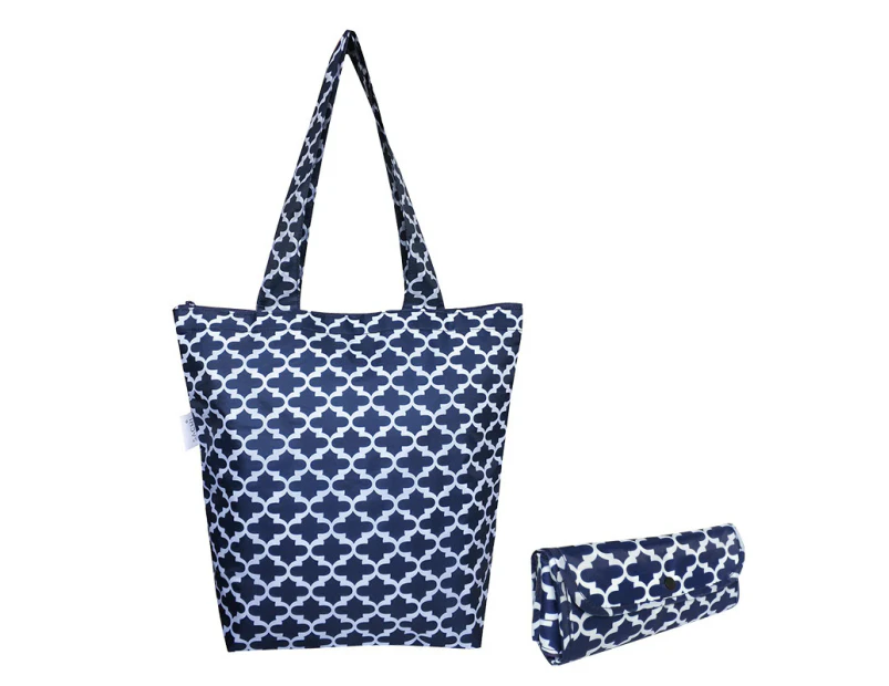 Sachi Insulated Market Tote Morocco Navy