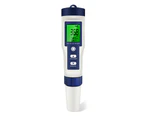 5 in 1 High Accuracy Digital pH Tester for Water Battery Powered