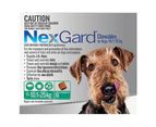 Nexgard Chewables For Dogs 10.1 - 25 Kg (Green) 6 Chews