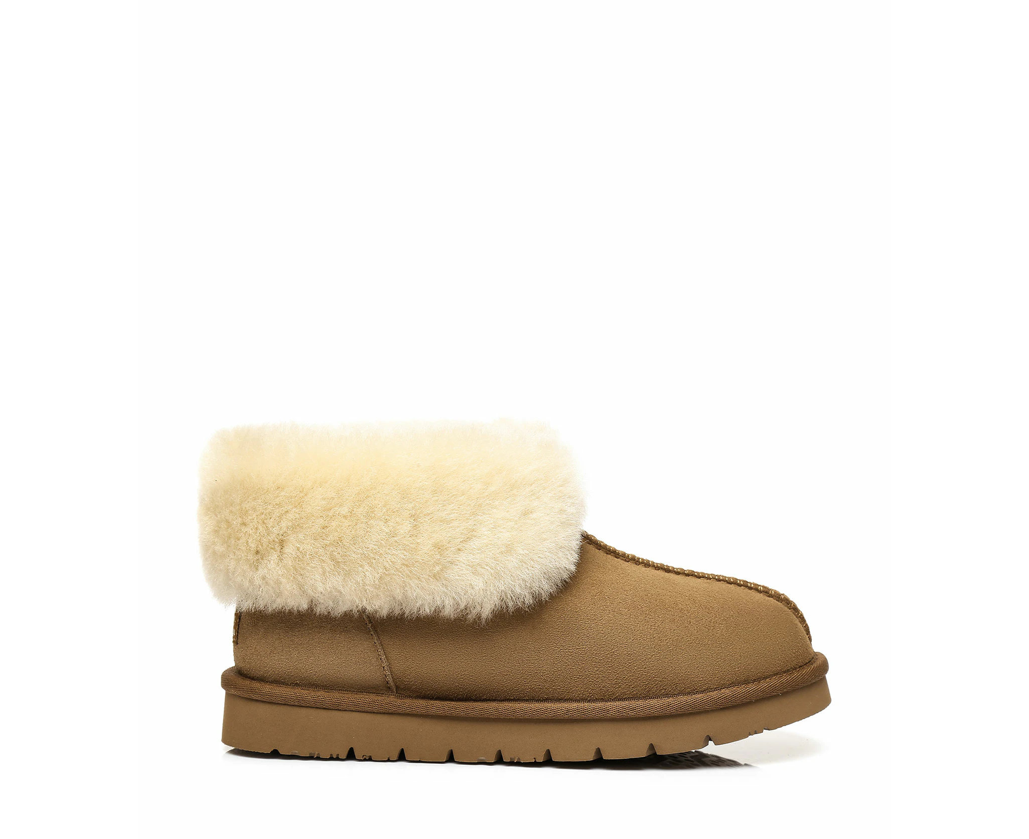 Ugg Australian Shepherd Mallow Slipper | Sheepskin Upper - Women - House Shoes - Chestnut