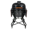 Kamado Barbecue Grill Smoker 26" 66cm Outdoor Garden Patio BBQ Black