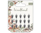 Craft Consortium Woodland Silver Pine Comb Metal Charms