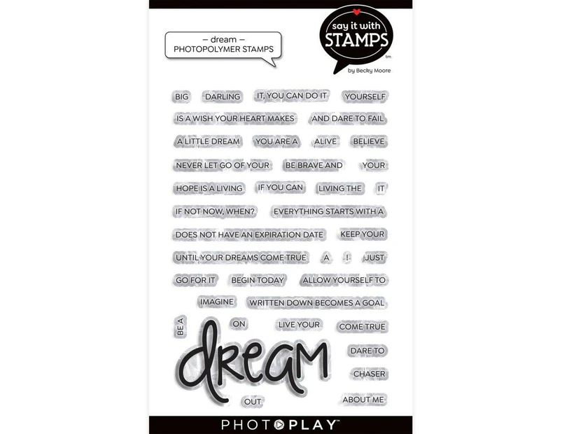 PhotoPlay Paper Say It With Stamps Stamp Dream