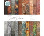 Craft Consortium Metal Textures 6" : The Essential Craft Papers Pad