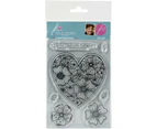 Julie Hickey Fresh Floral Heart Stamp