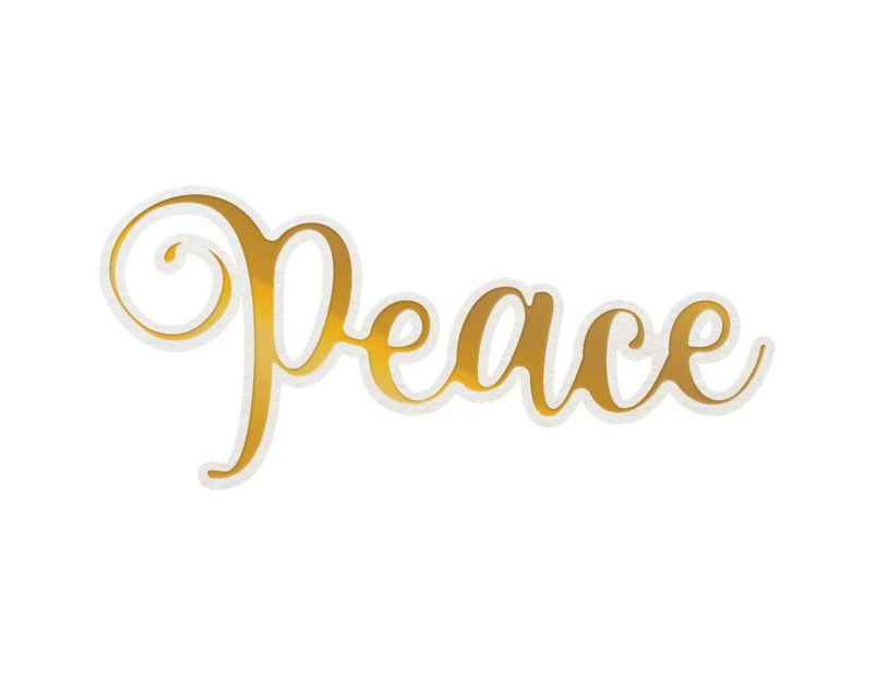 Couture Creations Delightful Sentiments Cut Foil and Emboss Die Peace