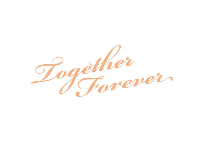 Couture Creations My Secret Love Mini Stamp Together Forever Sentiment