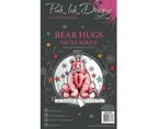 Pink Ink Bear Hugs 4x6" Stamp