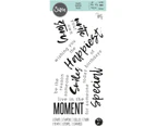 Sizzix Sunnyside Sentiments #2 Clear Stamps