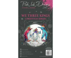 Pink Ink We Three Kings 4x6" Stamp