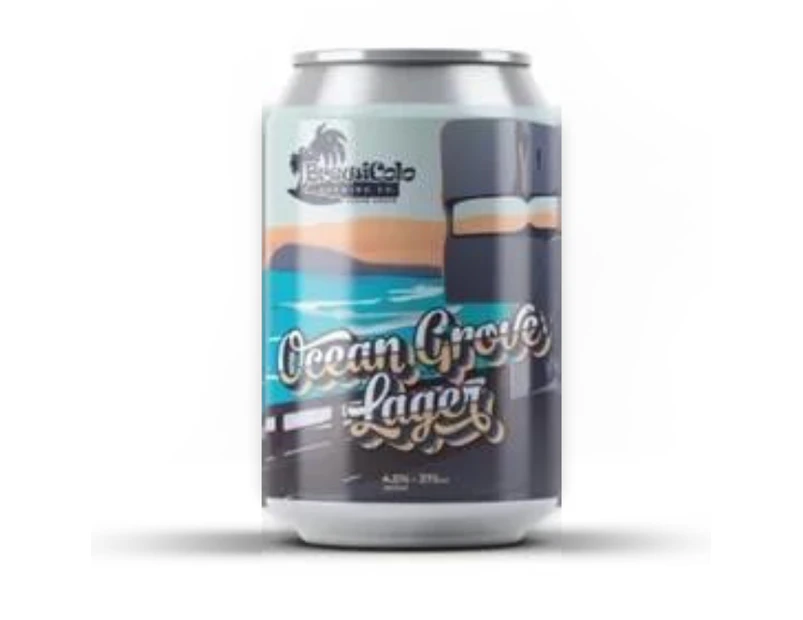 BrewiColo Brewing Co Ocean Grove Lager-8 cans-375 ml