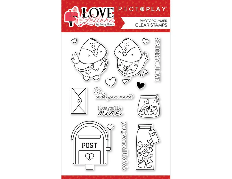 PhotoPlay Paper Love Letters Photopolymer Stamp