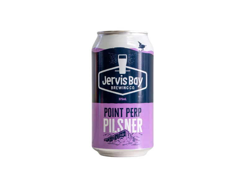 Jervis Bay Brewing Co Point Perp Pilsner-16 cans-375 ml