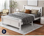 ALFORDSON Bed Frame Wooden Timber Double Size Mattress Base Platform Arne