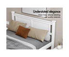 ALFORDSON Bed Frame Wooden Timber Double Size Mattress Base Platform Arne