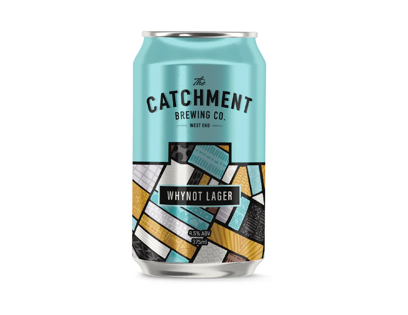 The Catchment Brewing Co Whynot Lager-8 cans-375 ml