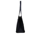 Morrissey Italian Structured Leather Tote Women's/Ladies Carry Handbag Navy