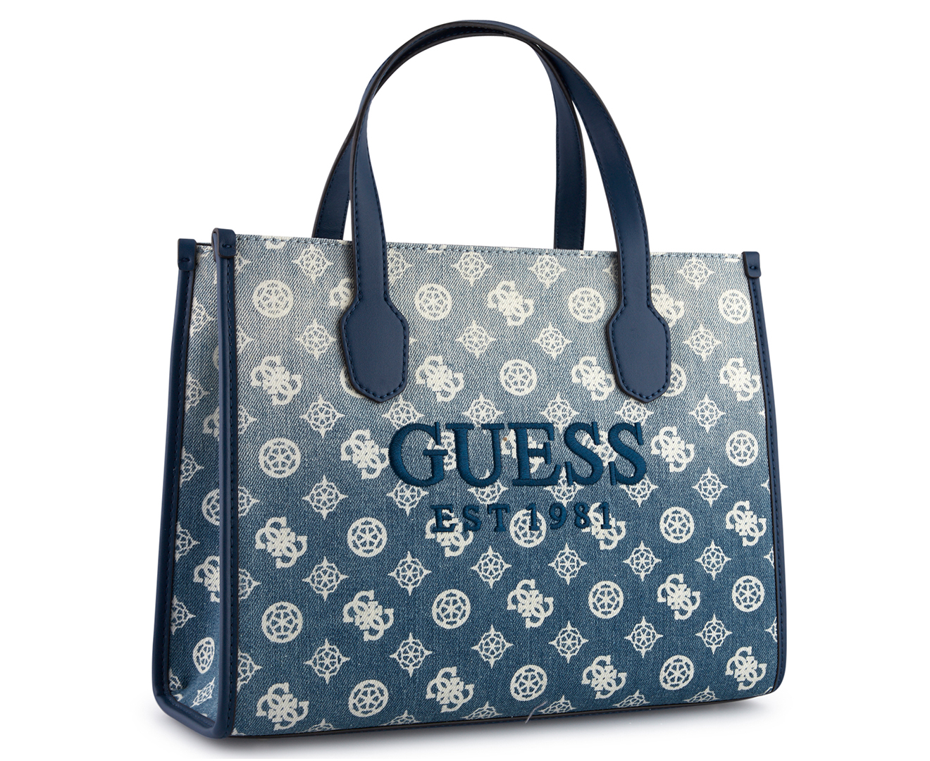 Guess Silvana 2 Compartment Tote in Blue