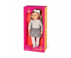 Our Generation Bina 18-inch Fashion Doll with Pom Pom Skirt - Grey