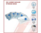 10X JUMBO Vacuum Storage Bags