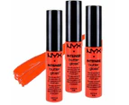 3x NYX Intense Butter Gloss Lipgloss 8ml ORANGESICLE