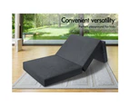 Starry Eucalypt Folding Mattress Foldable Sofa Lounge Foam Chair Portable Single