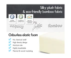 S.E. Folding Mattress for Sofa Lounge Portable Bed with Bamboo Cover Single
