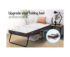 S.E. Folding Mattress for Sofa Lounge Portable Bed with Bamboo Cover Single